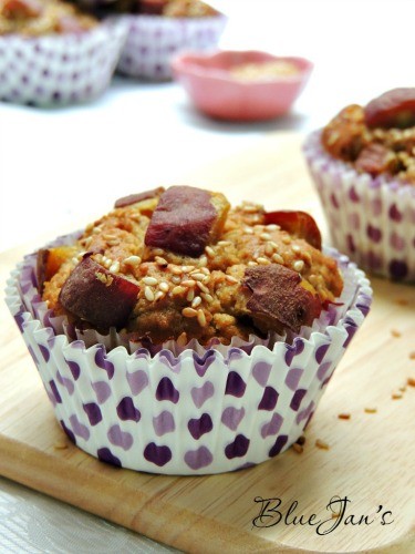 Muffin khoai lang mật ong quế