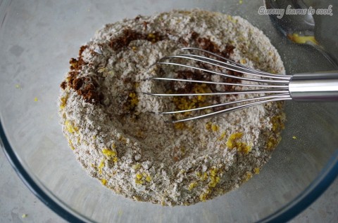 Muffin vanilla xoài