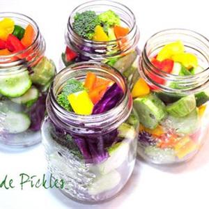 Cách làm muối dưa ngũ sắc