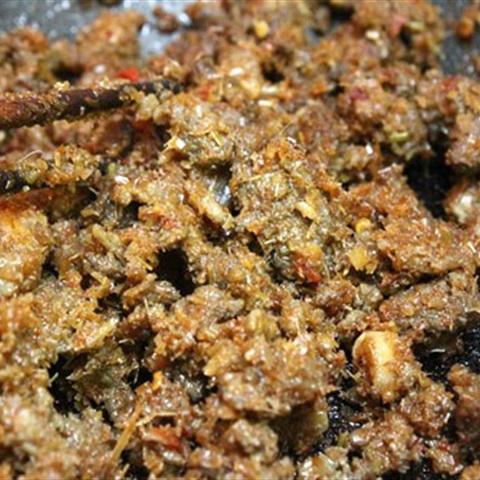 Cách làm muối sả mắm ruốc kho