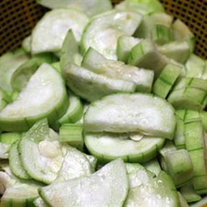 Cách làm mướp hương xào mề gà