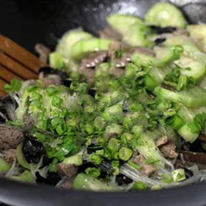 Cách làm mướp hương xào mề gà