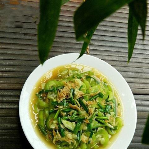 Cách làm mướp hương xào tép