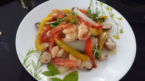 Mướp hương xào thịt bò