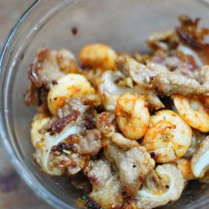 Cách làm mướp xào tôm thịt