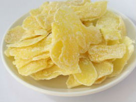 Mứt gừng khô đón tết