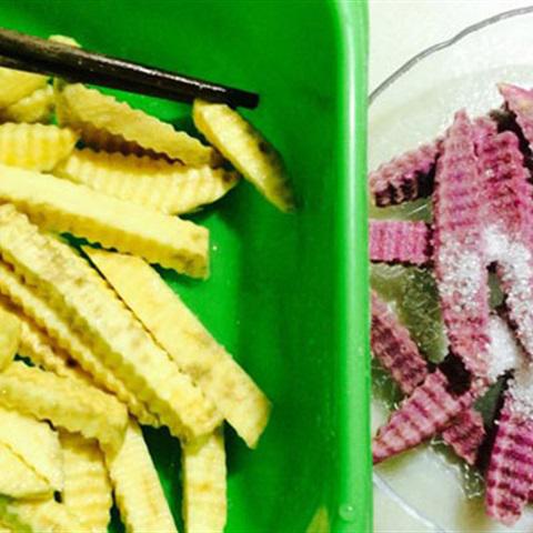 Cách làm mứt khoai lang 2 màu