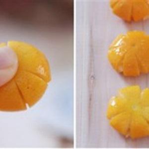 Cách làm mứt quất hình hoa