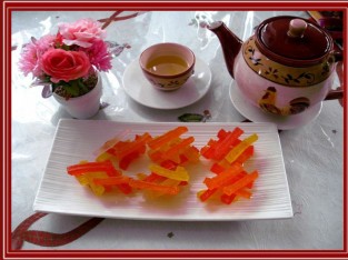 Mứt rau câu cho bé yêu