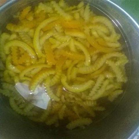 Cách làm mứt vỏ cam dẻo