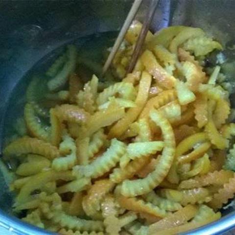 Cách làm mứt vỏ cam dẻo