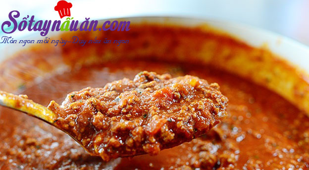 Mỳ ý sốt bò bằm tiếp thêm năng lượng cho ngày mới