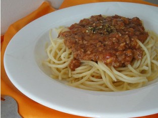 Mỳ ý sốt bò bằm