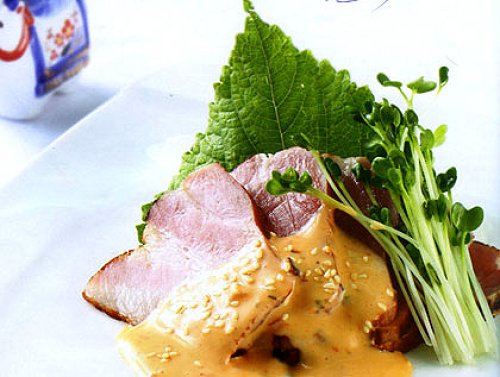 Nạc vai xông khói nướng xốt xoài