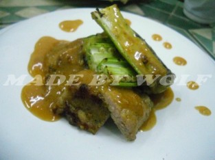 Nầm dê nướng sả