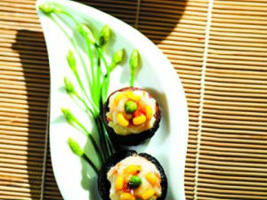 Nấm đông cô nhồi chả cá