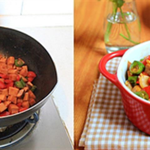 Cách làm nấm đùi gà xào cay