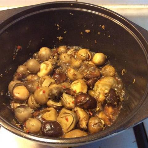 Cách làm nấm kho sả