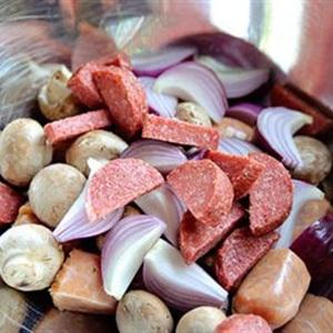 Cách làm nấm mỡ xiên xúc xích nướng