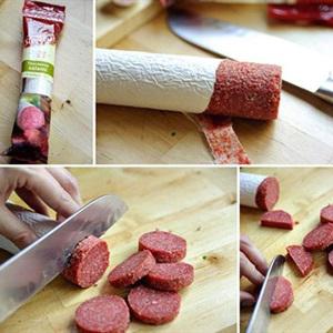 Cách làm nấm mỡ xiên xúc xích nướng