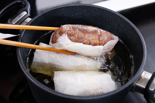 Nấm nhồi cá hồi nướng món ngon dễ làm