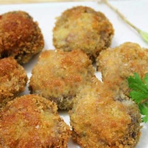 Cách làm nấm nhồi thịt chiên xù