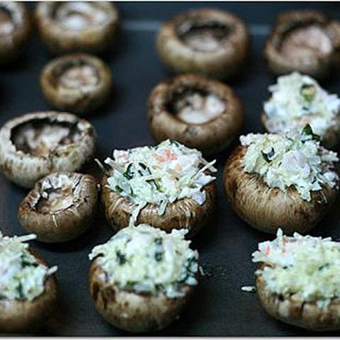 Cách làm nấm nhồi thịt nướng