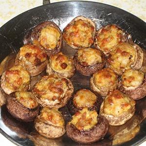 Cách làm nấm nhồi thịt nướng