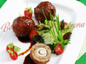 Nấm rơm bọc thịt nướng sả