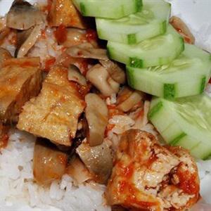 Cách làm nấm rơm xào đậu hũ