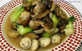 Nấm xào cải chíp