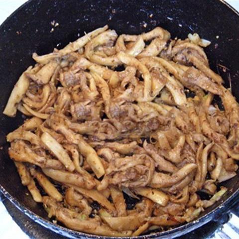 Cách làm nấm xào ngũ vị