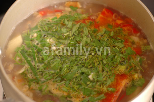 Nấu canh chua ngao thơm ngon đưa cơm ngày lạnh