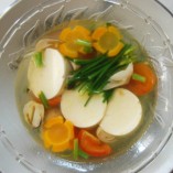 Nấu canh hẹ đậu hũ non chay ngon lành