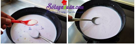 Nấu chè khoai lang sữa nóng hổi cho ngày lạnh