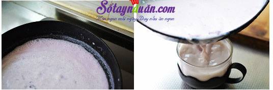 Nấu chè khoai lang sữa nóng hổi cho ngày lạnh