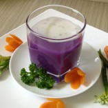 Nấu chè khoai tía đẹp mắt