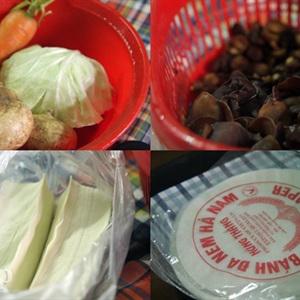 Cách làm nem bắp cải