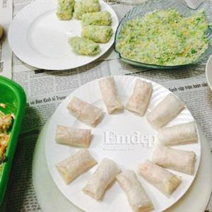 Cách làm nem bơ hải sản