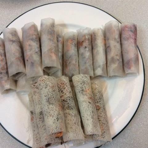 Cách làm nem cá hồi