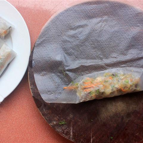 Cách làm nem cá rô phi chiên