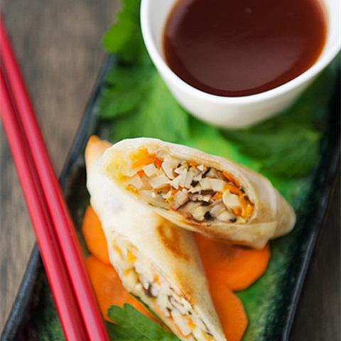 Cách làm nem chay nướng giòn