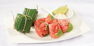 Nem chay vỏ bưởi