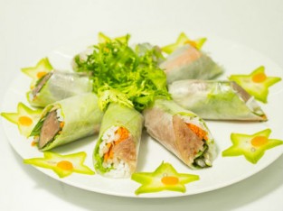 Nem chua cuốn diếp