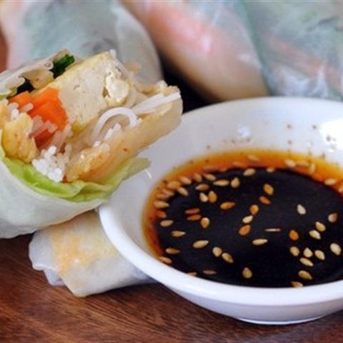 Cách làm nem cuốn kim chi đậu hũ
