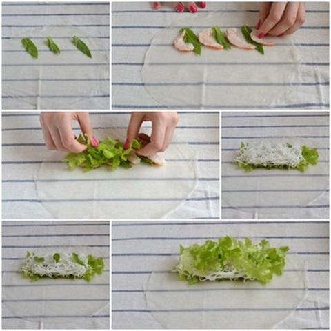 Cách làm nem cuốn tôm