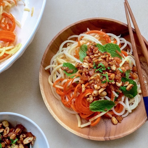 Nem gà nướng sả ngào ngạt nức mũi