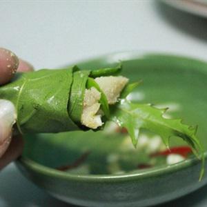 Cách làm nem tai cuốn lá sung