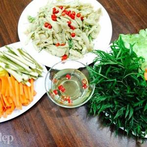 Cách làm nem tai lá súng