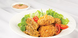 Nem thịt bò chiên xù